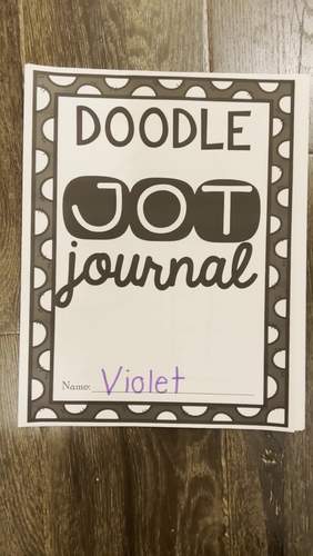 Doodle Jot Journal - SEL, Morning Work, Early Finisher, Brain Break