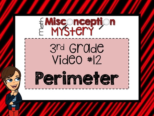 Preview of 4th Grade Math Mystery | #12: Perimeter | DISTANCE LEARNING