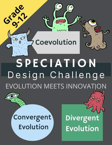 Speciation Design Challenge | STEM | Evolution | Project | Macroevolution
