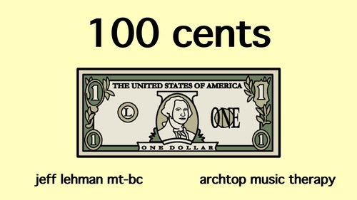 Preview of Dollar/Cent Conversion Song & Video - 100 Cents