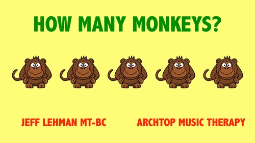 Preview of 1 to 1 Correspondence Songs & Videos - How Many Monkeys?