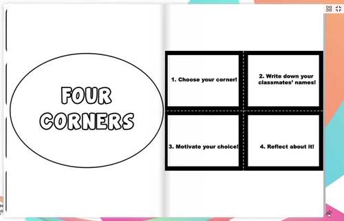 First Day Back to School 4 CORNERS Building Relationships WOULD YOU ...