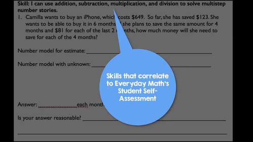 4th Grade Everyday Math Unit 8 Study Guide w/Answers & Tutorial Videos