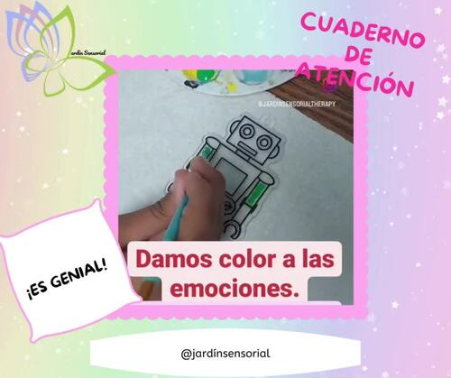 CUADERNO DE ATENCIÓN by Jardin Sensorial Creativa | TPT