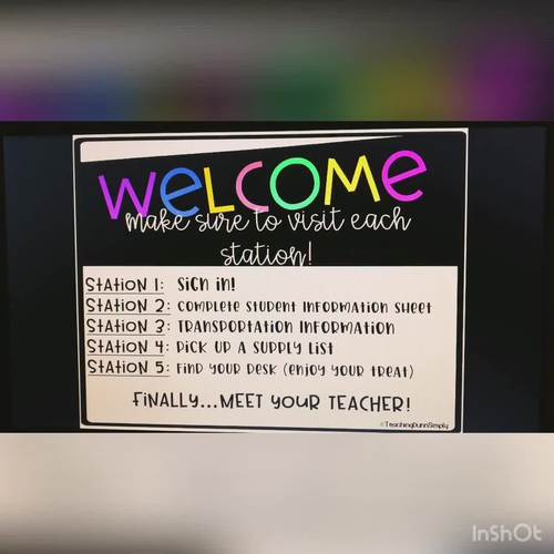 Open House Stations - EDITABLE! by Teaching Dunn Simply | TpT