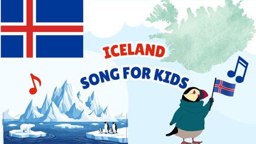Preview of Iceland Song for Kids | Geography Video, MP3 & Lyrics PDF