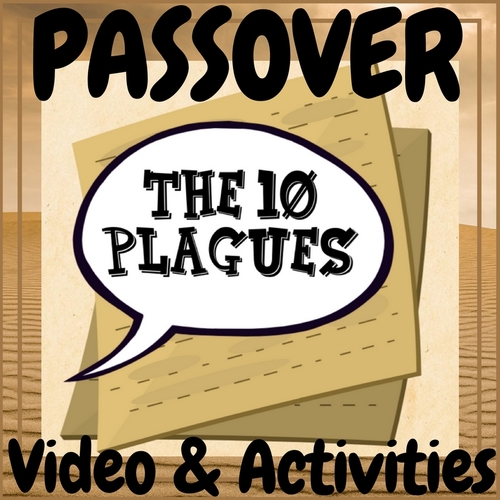 Preview of Bible Study and Passover The Ten Plagues Video & Activities!
