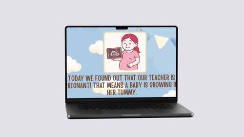 Our Teacher Is Having a Baby! Social Story by The Cool Classroom Materials