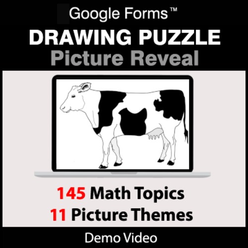 Preview of Math Drawing Puzzles with Google Forms - DEMO VIDEO