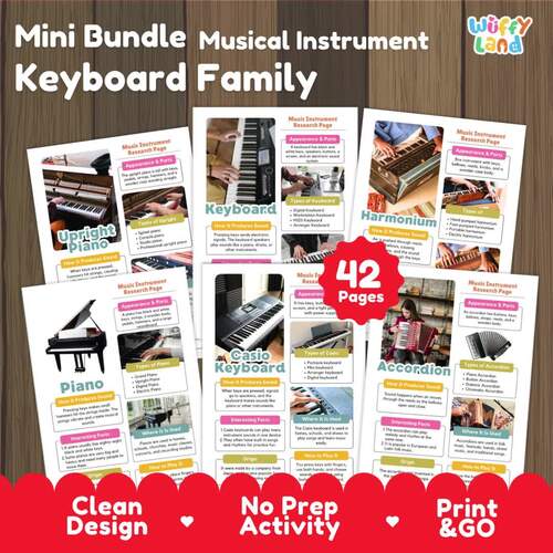 Keyboard Family Musical Instruments Research Project | Piano ...
