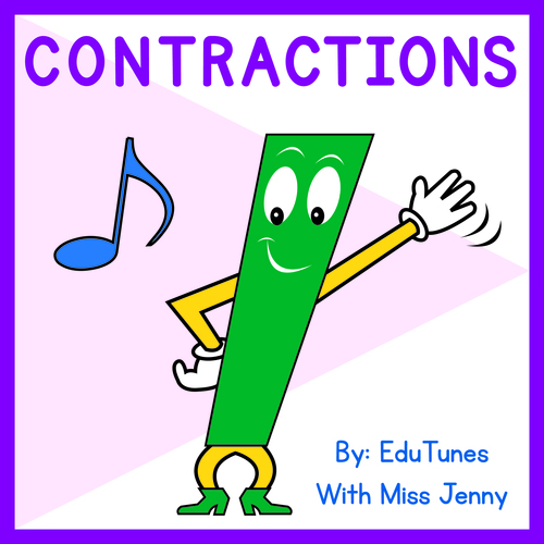 Preview of Contractions Video + Lyrics and Activity