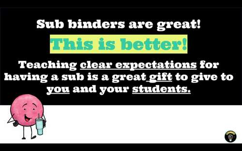 Substitute Teacher Routine and Procedures | Lesson & Activity