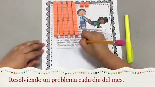 2nd Grade Math Word Problems for June in Spanish CCSS 2.OA.1 | TPT