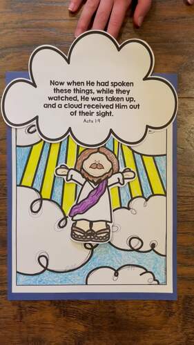 Ascension Day Craft by KinderBeez | TPT