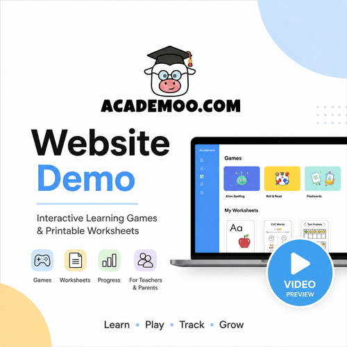Preview of Academoo Interactive Learning Platform Demo