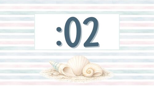 Coastal Calm Countdown Timers | Ocean/Beach Theme by Golden Roast CC
