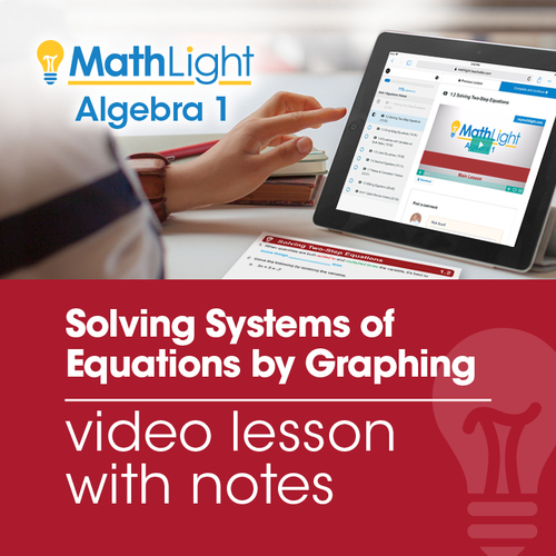 Preview of Solving Systems of Equations by Graphing Video Lesson