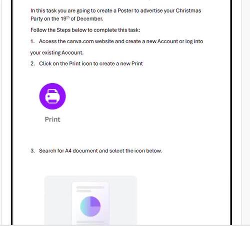 Christmas Poster in Canva – Fun Digital Design Activity for Students ...