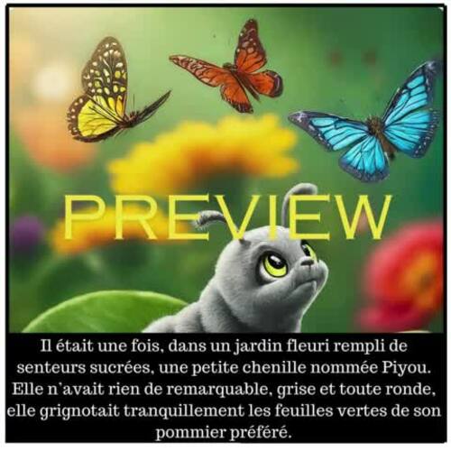Le voyage de Piyou, en Français 2024 French February Stories by Miss Turtle