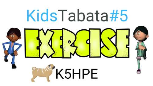 Preview of Kids Tabata #5 (Sit-Ups), Exercise, HIIT, High Intensity Interval Training, DPA