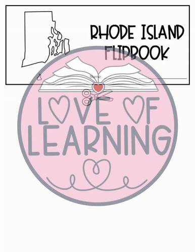 Rhode Island State Flipbook | Capital, Bird, Flower, Flag, Animal | Symbols