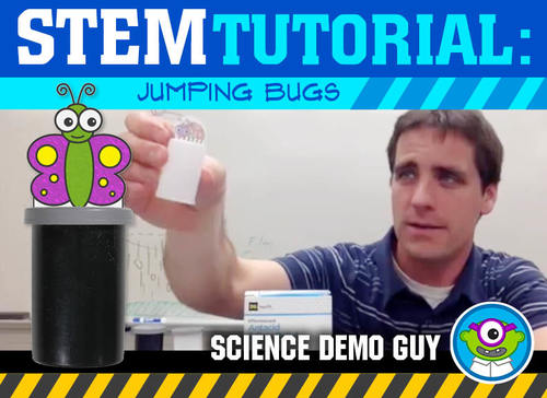 Preview of FREE Elementary & Middle School STEM Activity Tutorial: Jumping Bugs