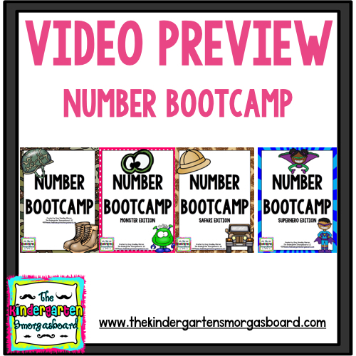 Preview of Video Preview: Numbers And Counting! NUMBER BOOTCAMP 1-20!