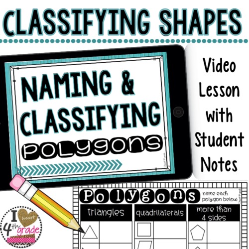 Recognizing Shapes An Instructional Lesson By I HEART 4th Grade