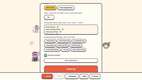 Class Points Tracker Team Scoreboard Behavior Classroom Management ...
