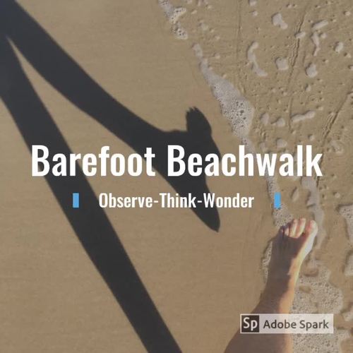 Preview of Barefoot beachwalk