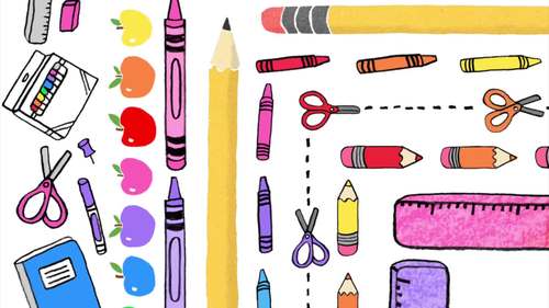 School Supplies Border Set Rainbow Crayon Borders Back To School Clipart All clipart images are guaranteed to be free. school supplies border set rainbow crayon borders back to school clipart