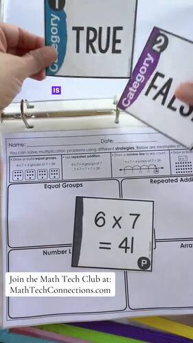 3rd Grade Math Mat with Notes – Introduce Multiplication Concepts Worksheet