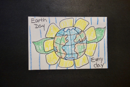 Preview of Let's Draw Everyday is Earth Day!