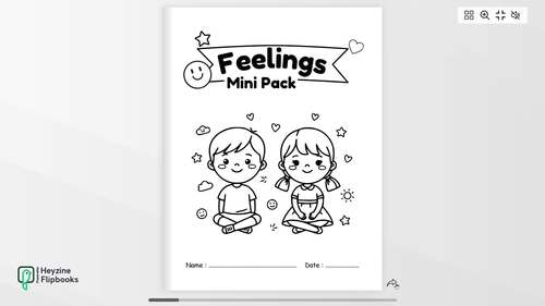 Feelings Mini Pack | SEL Worksheets for Preschool & Kinderg | TPT