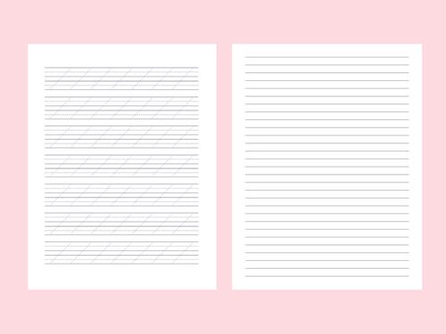 Calligraphy practice sheets | Calligraphy Paper | Lettering Paper ...