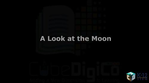 Preview of A look at the Moon - High quality HD Animated Video - eLearning - Homeschooling