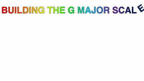 Preview of building the G Major Scale
