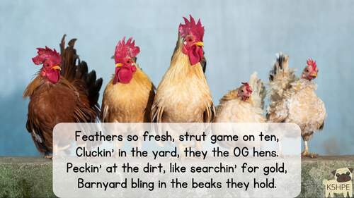 Music: Chicken Chronicles Rap Song, Classroom Songs Reading Activity Lyrics