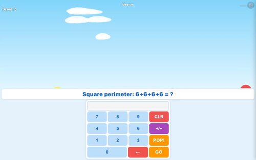 4th Grade Geometry Math Game | Math Center Chromebook by Kick My Math
