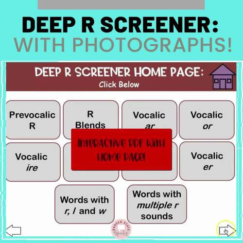 Deep R sound Screener Speech therapy Evaluation Progress Monitoring ...