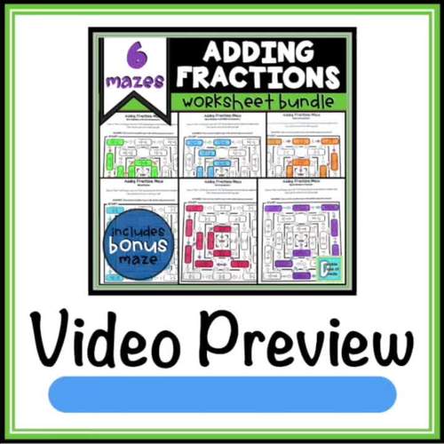 Adding Mixed Numbers with Like Denominators Worksheet | Distance Learning