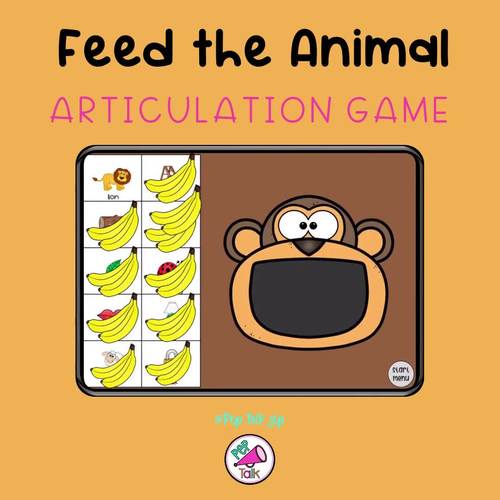 L Feed the Animal Words Initial Medial Final Articulation Activity BOOM ...