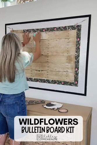 Wildflower Scalloped Bulletin Board Borders – 3 Rolls, 65.6 Ft Total, Self-Adhesive Paper Trim For Classrooms & Home Decor