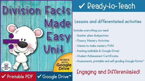 Division Basic Facts Mastery Unit