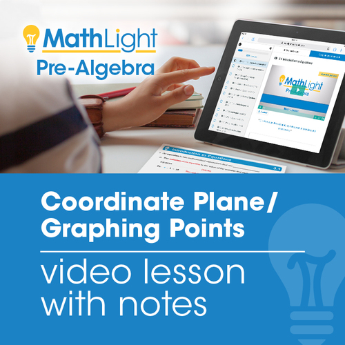 Preview of Coordinate Plane / Graphing Points Video Lesson