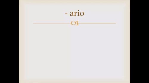 Unit 12 - ARIO COGNATES - Bite Size Spanish - TPRS by Bite Size Spanish