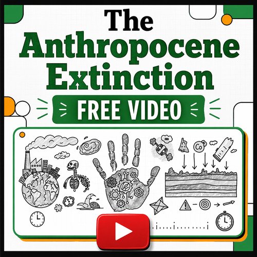 Preview of Anthropocene Extinction Explained VIDEO - Human Impact on Environment