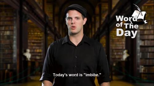 Word of the Day - Imbibe by The Storyteller Teacher | TPT