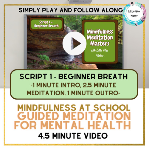Preview of Guided Mindfulness Meditation Video 1 - Mental Health, Wellbeing, Calming