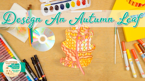 Preview of First Day of Fall: Autumn Leaf Art Project, Roll-A-Dice Game, & Art Sub Plan